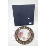 Boxed Limited Edition English Porcelain Paintings Plate made to commemorate the founding of The