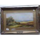 19th century Oil Painting signed G Jennings ( label to verso George Jennings )
