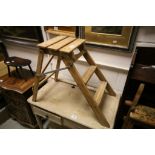 Set of Vintage Folding Pine Dresser Steps