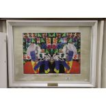 Framed & glazed Artwork "Andy Warhol The Factory" Limited Edition 17/50 and signed in pencil