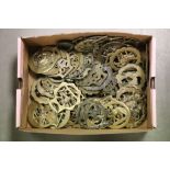 Box of vintage Horse brasses