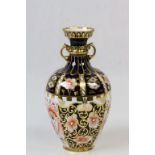 Royal Crown Derby Imari twin handle vase