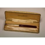 A boxed Conway Stewart Conway 87 fountain pen with 14ct gold nib, 12ct rolled gold cap and