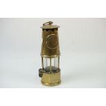 Patent Brass Miners lamp, The Protector