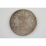 Charles III Bolivia Silver 8 Reales 1774 in VF condition