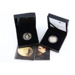 Cased Silver proof £2 Pound coins to include; Charles Dickens 200th Anniversary, 350th Anniversary