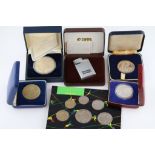 Collection of Australian Silver proof & other coins to include Commonwealth Games 1982, plus a small