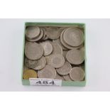 Collection of mixed vintage Swiss coins, approximately 38 Francs in total