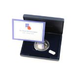 Westminster Mint Jersey 2008 Silver proof Poppy design £5 Pound coin for the Royal British Legion