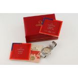 Gents stainless steel Quartz Omega Seamaster Auotmatic watch with day/date, box and papers cal:1345