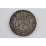 Ferdinand VII Guatemala Silver 8 reales 1821