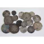 15 Hammered Silver coins, all detector found