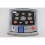 Millenium Deluxe Proof coin set with stand and certificates
