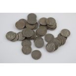 Collection of American Buffalo Nickel coins with various dates (approx 35)