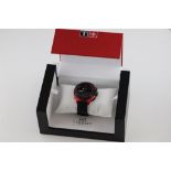 Boxed gents Tissot T-Race Touch Quartz wristwatch with rubberized strap and Booklets, marked to case