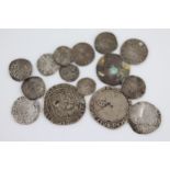 15 Hammered Silver coins, all detector found