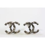 Pair of Silver designer style earrings