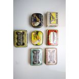 Seven vintage Gramaphone needle tins etc to include HMV, Concorde & Columbia, some with needles