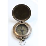Brass vintage style compass marked Stanley, London 1917