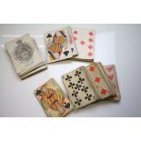 Collection of early playing cards
