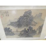 Framed & glazed Japanese Woodblock print