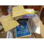 Mixed Nautical Lot including Yachtsmen, Pocket Tidal Stream Atlases, Books, Portland Course Plotter,