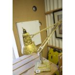 Mid 20th century Herbert Terry Cream Anglepoise Lamp