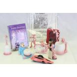 Group of Pink Panther collectables to include; mug, photo frame, Dinky diecast car, DVD collection