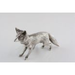 Hancel Silver plated model of a Fox
