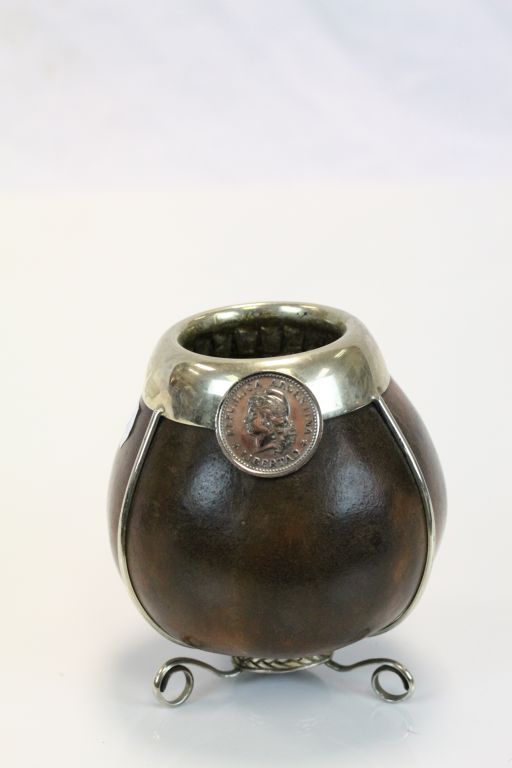 Tobacco jar made from a large seedpod