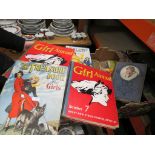 Box of vintage children's Annuals and books