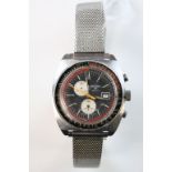 Gents vintage Sicura Swiss chronograph watch