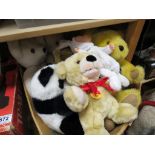 Seven Teddy Bears including Steiff Bobby Bear, Two Merrythoughts, Two The Boyd's Collection, Dean's,