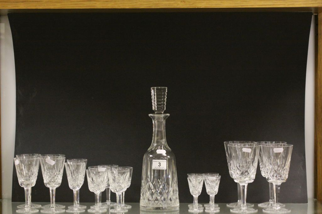 Collection of Waterford & Edinburgh Crystal to include a Decanter