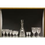 Collection of Waterford & Edinburgh Crystal to include a Decanter