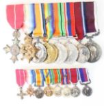 A WWI and WWII medal group to L. Spencer Royal Flying Corps, comprising Order of the British Empire,