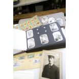 Vintage Cigarette Cards in Various Albums plus Two Photograph Albums with interesting photo's
