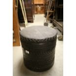 Stool made from Tyres