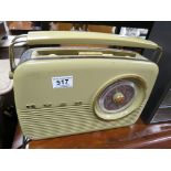 Vintage Bush Radio with power lead