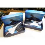Two boxed Schabak 1:250 scale Diecast models of Concorde
