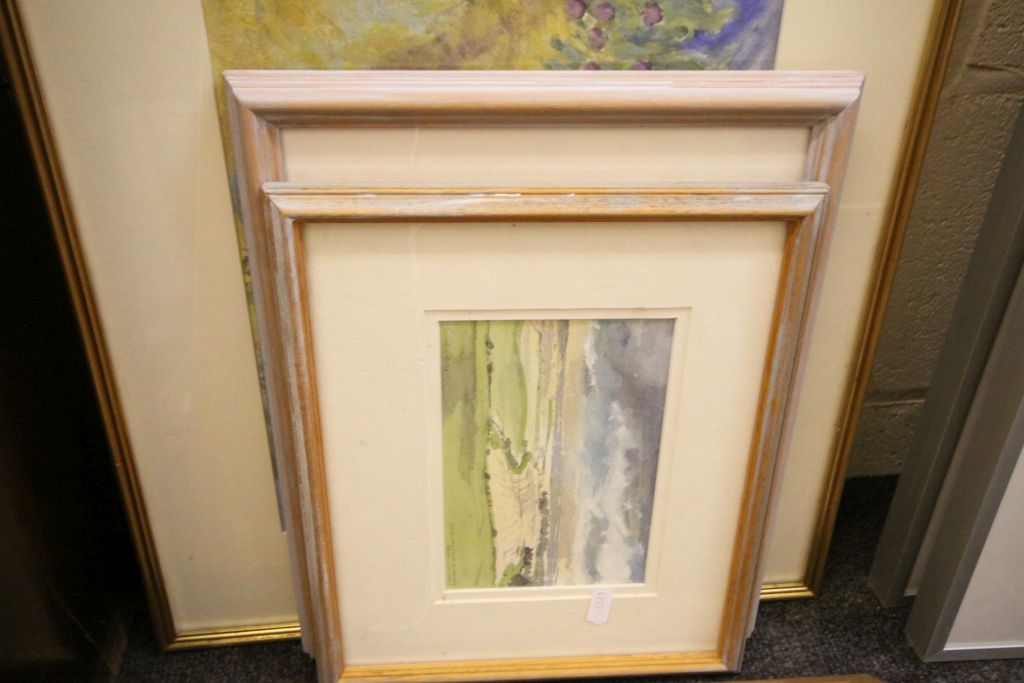 Nine framed & glazed Watercolours from a variety of Countries - Image 3 of 4