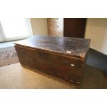 19th century Elm Blanket / Tool Box