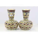 Pair of large Thoune, Swiss art pottery vases.