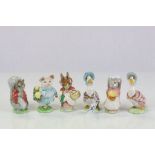 Collection of five Beswick Beatrix Potter character figures to include Jemima Puddleduck, Goody