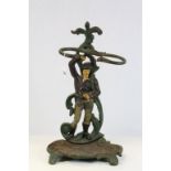 Victorian Style Cast Stickstand with 19th century Man Design