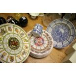 Collection of Wedgewood & Spode Calendar plates & a Spode mug