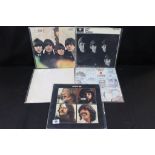 Vinyl - Five The Beatles & John Lennon LPs to include Shaved Fish, White Album no. 0115548 side