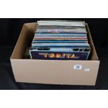 Vinyl - Collection of over 70 Rock & Pop LPs plus 45s to include Led Zeppelin, Abba and many others,