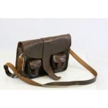 Vintage Leather Cartridge Case / Handbag