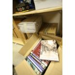 Box of Books relating to Public Transport, Box of Books relating to Schneider Ships, Box of
